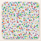 Medikation Krankenpflege Ärztliche Pille Design Rechteckiger Pappuntersetzer (Vorderseite)