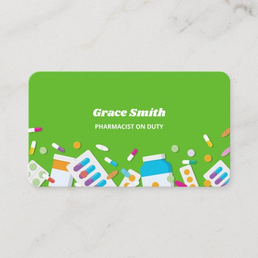 Medikation Visitenkarte (Vorderseite)