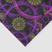 Medikation von Gold-Blume-Papiertaschentuch Seidenpapier (Ausschnitt)