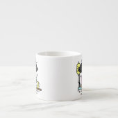 Medikations-Nebenwirkungs-dunkles Haar Espressotasse (Vorderseite)