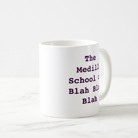 Medill: Blabla - Blabla Kaffeetasse (VorderseiteRechts)