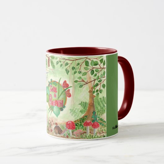 Medilludesign Ecotherapy Wald Tasse (VorderseiteRechts)