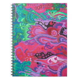 Medilludesign inneres Gartenveilchengrün Notizblock