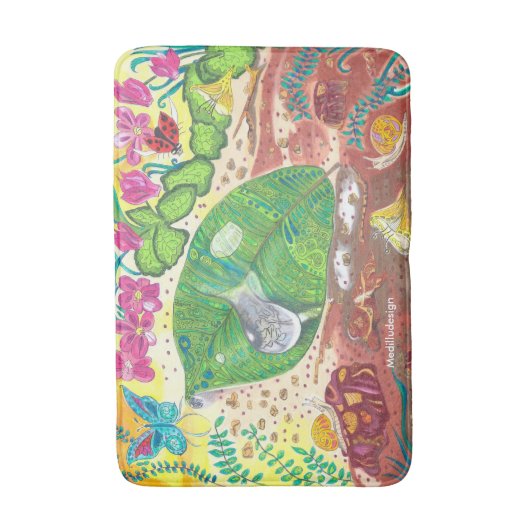 Medilludesign - Interbeing Badematte (Vorderseite Vertikal)