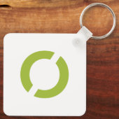 MEDILOGIX Keychain Square Add Text Schlüsselanhänger (Rückseite)