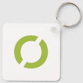 MEDILOGIX Keychain Square Add Text Schlüsselanhänger (Rückseite)