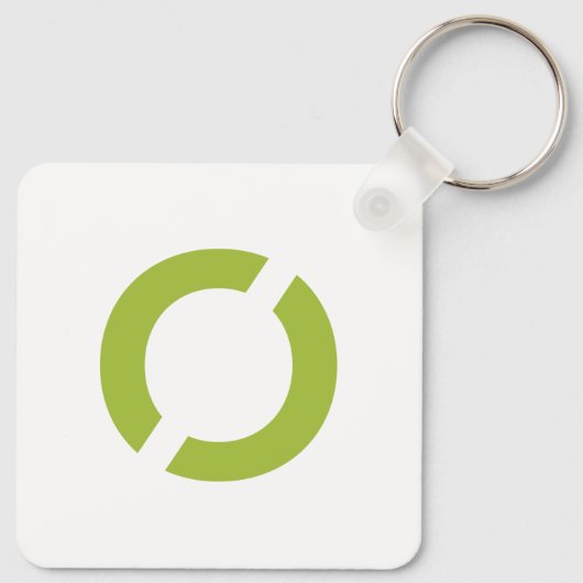 MEDILOGIX Keychain Square Add Text Schlüsselanhänger (Rückseite)