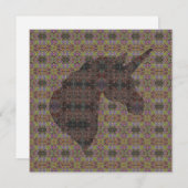 Medina Lilac 333 Einicorn Dankeskarte (Vorne/Hinten)