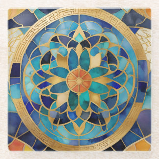 "Medina Maze: marokkanisch Inspiriertes geometrisc Glasuntersetzer