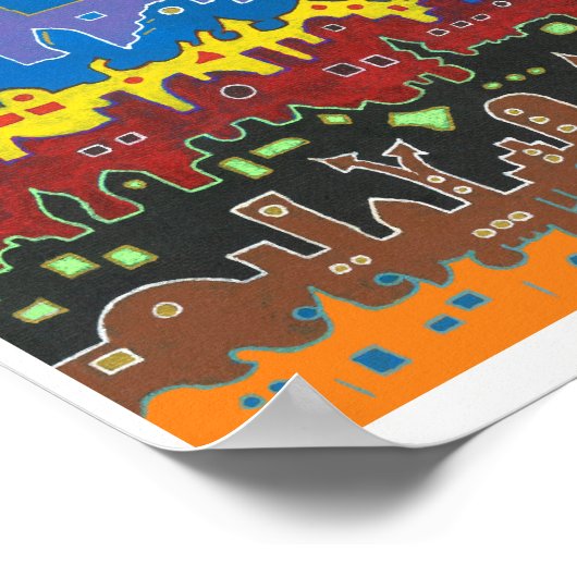 Medina of Fez - Print - Original Size Poster (Ecke)