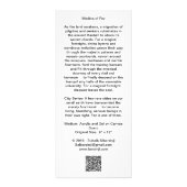 Medina of Fez - Rackkarte Werbekarte (Hinten)