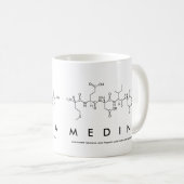 Medina Peptidname Tasse (VorderseiteRechts)