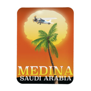 Medina Saudi-Arabien Reiseplakat Magnet