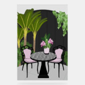 Medinilla Garden Courtyard Acrylschild (Vorderseite)