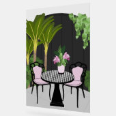 Medinilla Garden Courtyard Acrylschild (Winkel)