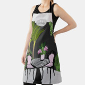 Medinilla Garden Courtyard Monogram Schürze (InSitu)