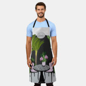 Medinilla Garden Courtyard Monogram Schürze (Getragen)