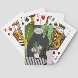 Medinilla Table Center Courtyard Monogram Spielkarten