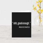 Mediocrates Funny Philosopher, Philosophieziffer P Karte (Gelbe Blume)
