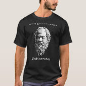 Mediocrates Meh Good Genough Lazy Logic Sloth Wisd T-Shirt (Vorderseite)