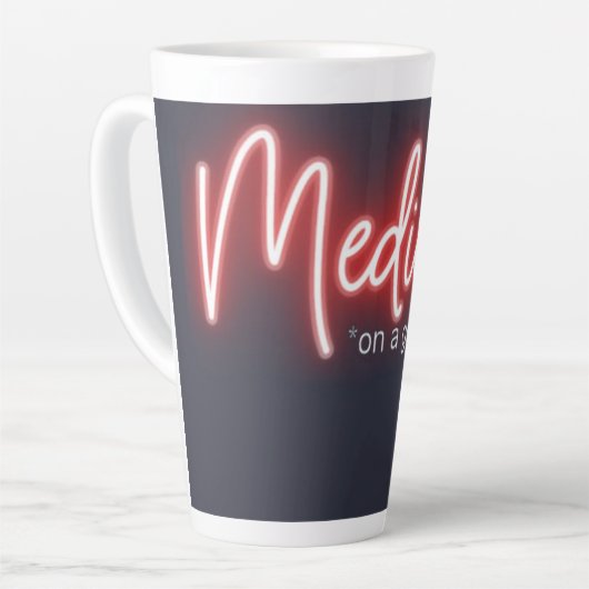 Mediocre! 17oz. Latte mug Milchtasse (Linke Ecke)