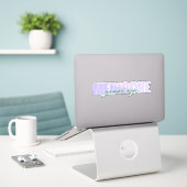 Mediocre Gamer Ehefrau (Ich versuche es!) Aufkleber (Laptop auf Schreibtisch)