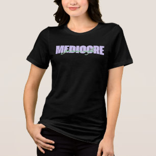 Mediocre Gamer Ehefrau (Ich versuche es!) Tri-Blend Shirt