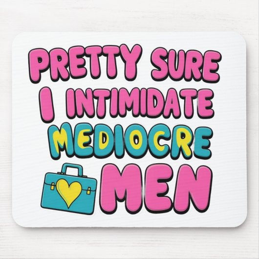 MEDIOCRE MEN-Mauspad Mousepad (Vorne)