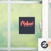 Mediocre! window cling fensteraufkleber (Zuhause)
