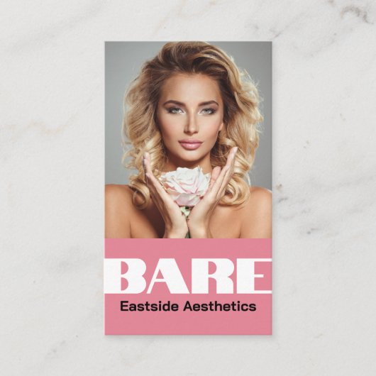 MediSpa Aesthetics Injector Business Card Visitenkarte (Vorderseite)