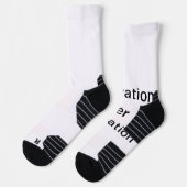 MeditatiCustom High Performance Athletic Crew Sock Socken (Links)