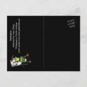 Meditation - Abstrakt von Gene Foltuz Mini Print Postkarte (Rückseite)