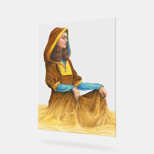 Meditation Acrylschild (Winkel)