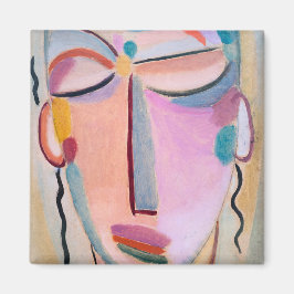 Meditation Alexej von Jawlensky Figurative Art Magnet