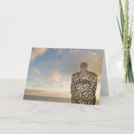 Meditation am See Karte (Vorderseite)