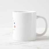 Meditation art Jumbo-Tasse (Rechts)