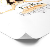 Meditation art poster (Ecke)