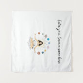 Meditation art wandteppich (Vorderseite (Horizontal))