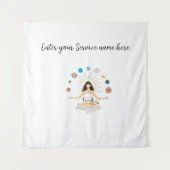 Meditation art wandteppich (Vorderseite)