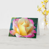 Meditation auf Rose Karte (Gelbe Blume)