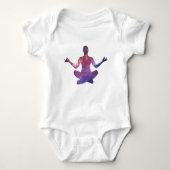 Meditation Baby Strampler (Vorderseite)