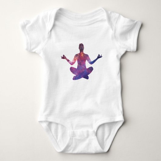 Meditation Baby Strampler (Vorderseite)