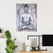 Meditation Buddha Art Print Poster (Heimbüro)