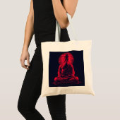 Meditation Buddha Digitale Kunst Tragetasche (Vorderseite (Produkt))
