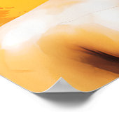 Meditation Buddha farbenfrohe Kunstwerke Poster (Ecke)