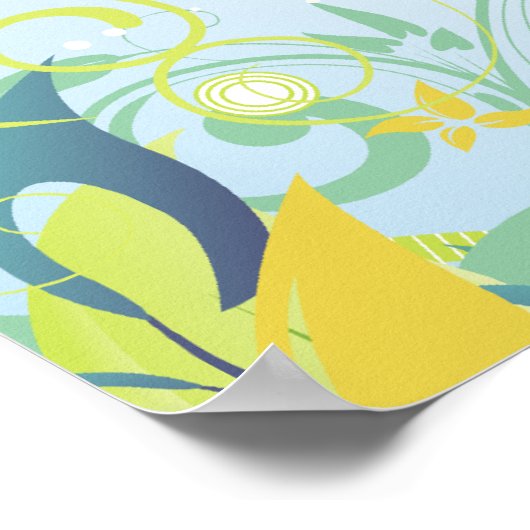 Meditation Buddha Poster (Ecke)