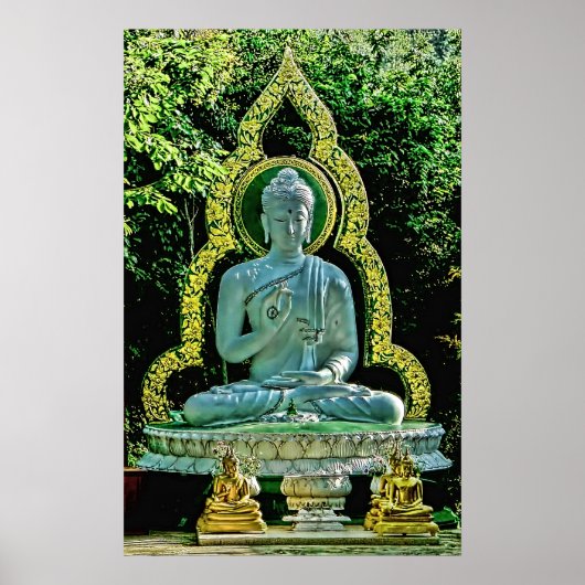 Meditation Buddha Print Poster (Vorne)