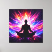Meditation Chakra Gespannte Leinwand Wandkunst (Vorderseite)