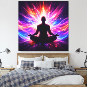 Meditation Chakra Gespannte Leinwand Wandkunst