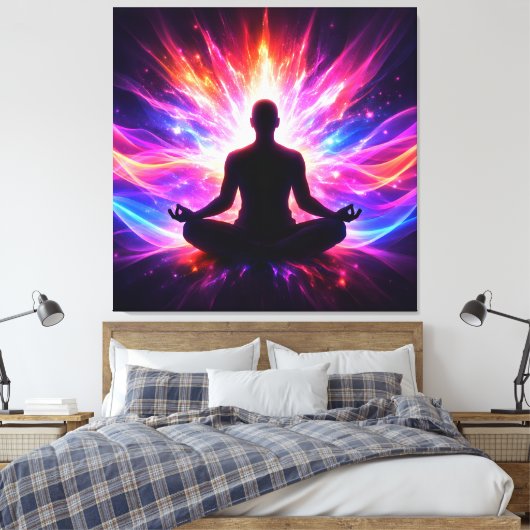Meditation Chakra Gespannte Leinwand Wandkunst (Insitu (Schlafzimmer))